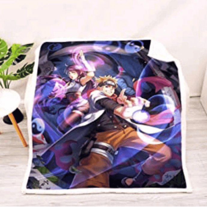 Throw Blanket | Naruto Patterned Thick Sofa Throw Blanket cover