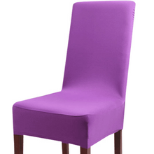 Load image into Gallery viewer, Dining Chair Slipcovers | For Thick Seated Chair | plain Solid Coloured Dinning Chair Cover