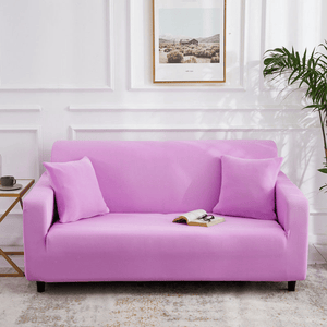 Standard Sofa Slipcovers | Purple & Pink | Plain Solid Coloured Sofa Cover