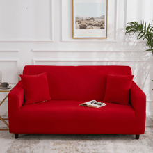 Load image into Gallery viewer, Standard Sofa Slipcovers | Dark &amp; Light Red | Plain Solid Coloured Sofa Cover