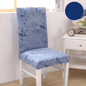 Dining Chair Slipcovers | Sky Blue |  Splash Patterned Multi Coloured Chair Cover
