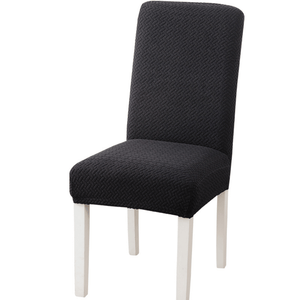 Dining Chair Slipcovers | Twili Jacquard Solid Coloured Parsons Dining Chair Cover