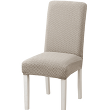 Load image into Gallery viewer, Dining Chair Slipcovers | Twili Jacquard Solid Coloured Parsons Dining Chair Cover