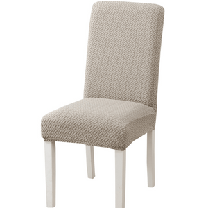 Dining Chair Slipcovers | Twili Jacquard Solid Coloured Parsons Dining Chair Cover