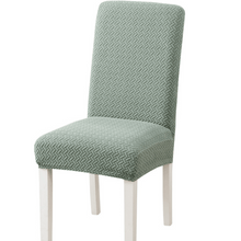 Load image into Gallery viewer, Dining Chair Slipcovers | Twili Jacquard Solid Coloured Parsons Dining Chair Cover