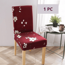 Load image into Gallery viewer, Dining Chair Slipcovers | Patterned Fabric Dinning Chair covers