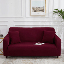 Load image into Gallery viewer, Standard Sofa Slipcovers | Dark &amp; Light Red | Plain Solid Coloured Sofa Cover