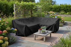 Black custom covers for sofa outdoor