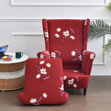 Load image into Gallery viewer, Arm Chair Slipcovers | Wingback Chair | Flower Patterned, Multicoloured Chair Covers