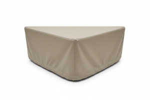 create custom cover for triangle shaped bench 