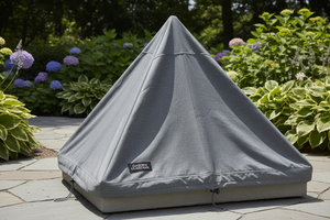 custom outdooro cover for pyramid shape