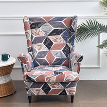 Load image into Gallery viewer, Arm Chair Slipcovers | Wingback Chair | Flower Patterned, Multicoloured Chair Covers