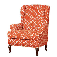 Load image into Gallery viewer, Arm Chair Slipcovers | Wingback Chair | Patterned, Multicoloured Chair covers