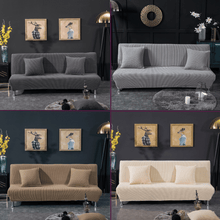 Load image into Gallery viewer, Sofa Bed Slipcovers | Grey, Silver Grey, Brown, Light Yellow | Sold Coloured Fabric Sofa Bed Cover