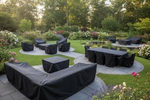 i meant in garden background