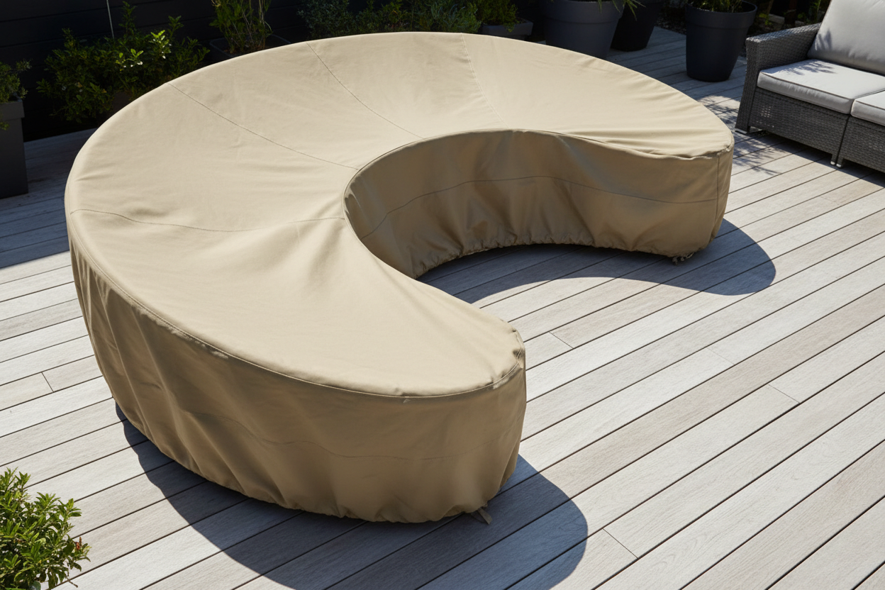 more like a crsecnt moon curviture on floor