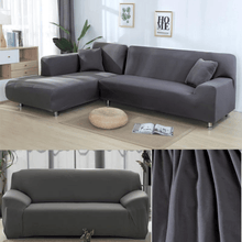 Load image into Gallery viewer, Sectional Sofa Slipcovers | Black, Grey, Coffee, Camel | Plain Solid Coloured Universal Corner Sofa Cover